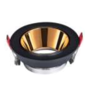 TL-FRAME 9 BG Low-Profile Round LED Downlight Frame 85x30mm with 75mm Cutout, Engineered for Energy Efficiency and Sleek Design in Modern Building Interiors